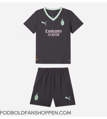 AC Milan Alvaro Morata #7 Tredjetrøje Børn 2024-25 Kortærmet (+ Korte bukser)